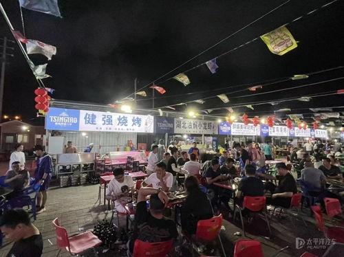 夜市烧烤视频,烟火气中的美食狂欢